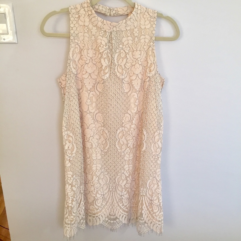 ❗️SOLD Cream lace dress